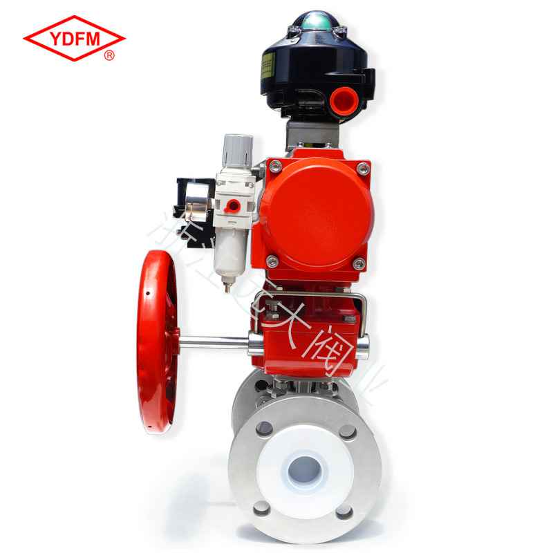 气动高温法兰球阀 Q641F-16P